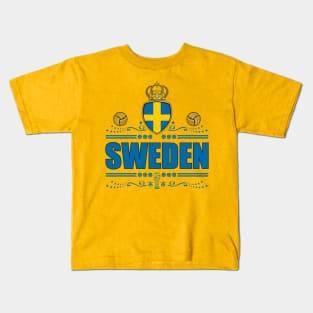 Sweden Football Gifts | Swedish Soccer Kids T-Shirt